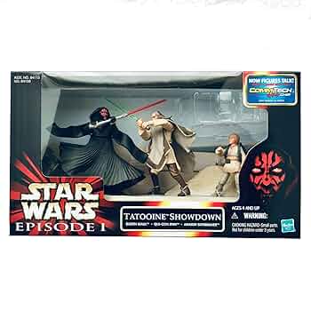 Hasbro Tatooine Showdown * Darth Maul * QUI-GON Jinn
